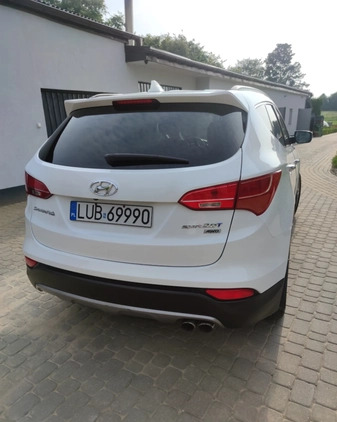 Hyundai Santa Fe cena 52500 przebieg: 109000, rok produkcji 2013 z Lublin małe 436